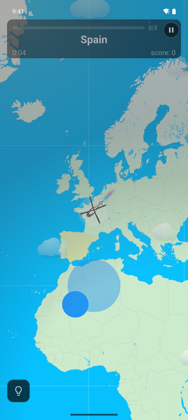 Flying over Europe mid-mission, target: Spain