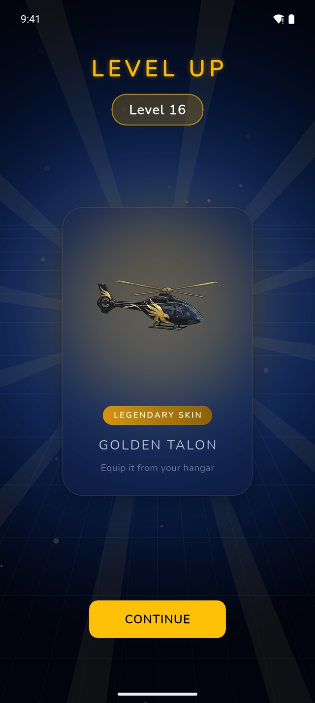 Loot box reveal, legendary skin