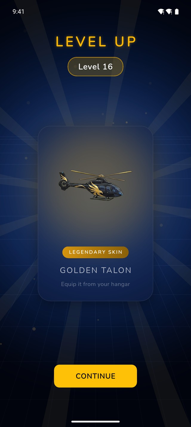 Loot box reveal, legendary skin